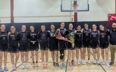 Hommage finissantes Cégep - Astrelles basketball 2026