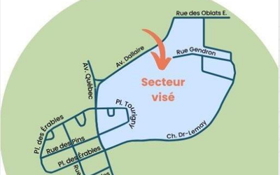 Forêt Dallaire - Plan du site