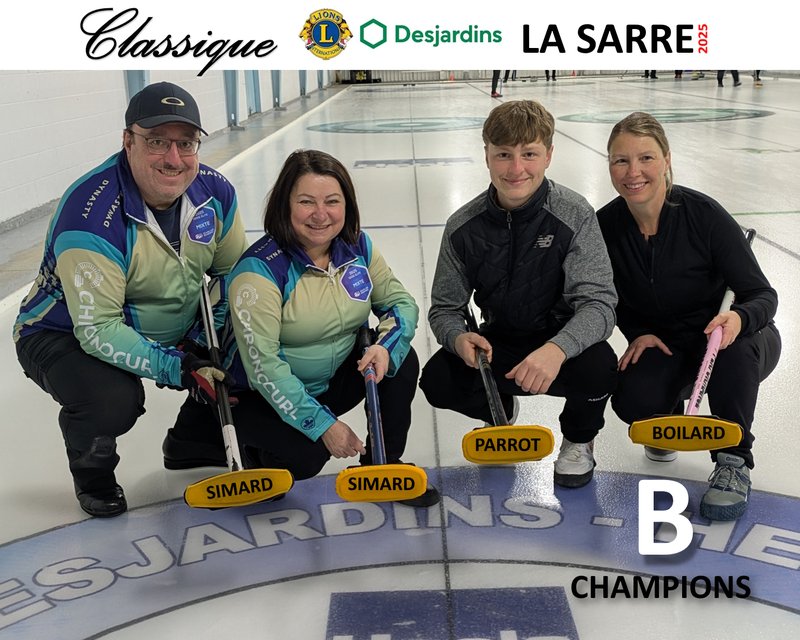 Tournoi de curling La Sarre - 2025 Champions B