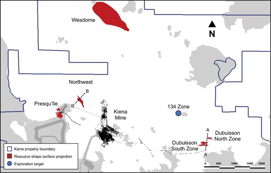 Plan de la propriété Kiena