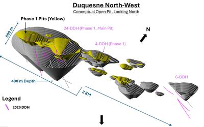 Emperor Metals - Projet Duquesne Ouest