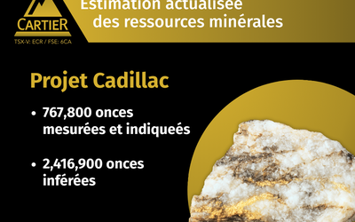 FR-Updated Mineral Resource Estimate (2) Ressources Cartier