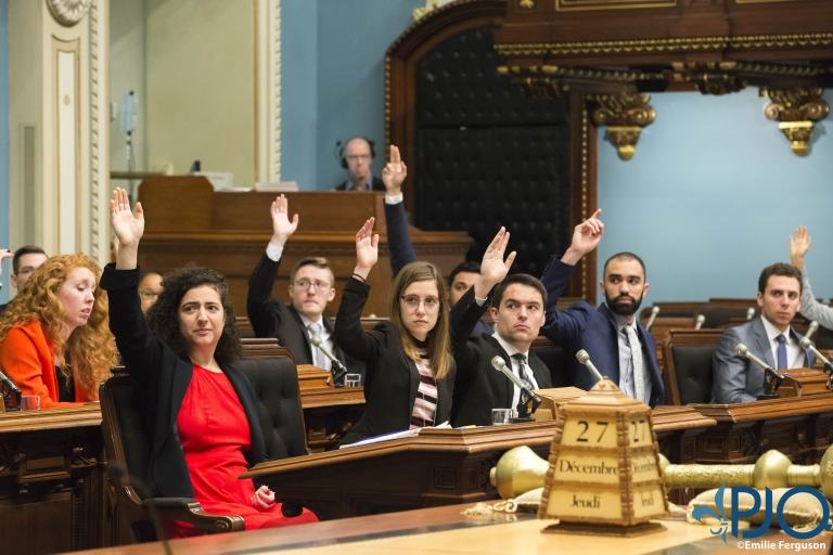 76e Parlement jeunesse du Québec