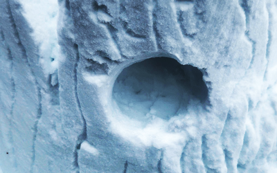 Sculpture sur neige - VOART Centre d'exposition Val d'Or