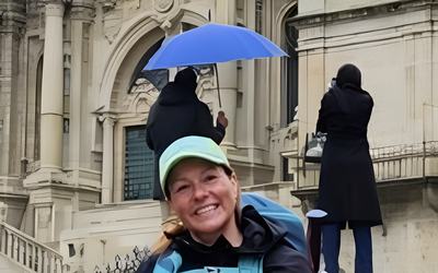 Karine Lavallée à Compostelle