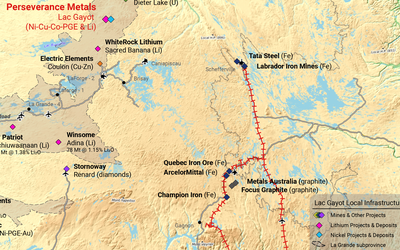 Perseverance Metals - projet Lac Gayot