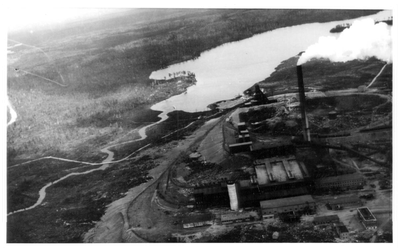 Vue aérienne mine Noranda 1930