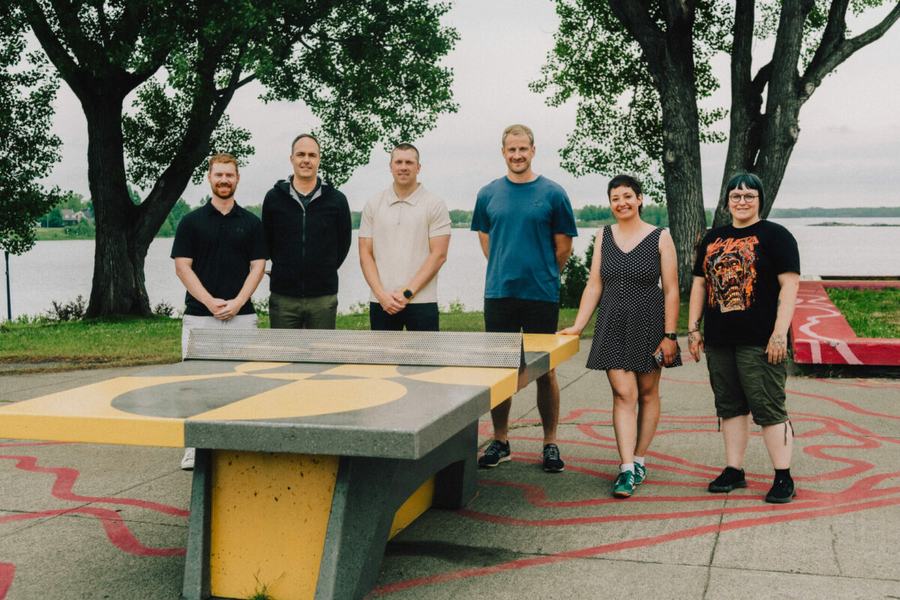 Parc des Pionniers | Table de ping-pong | Crédit William B. Daigle