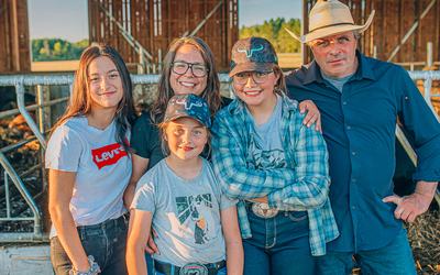 Famille de Christel Groux | Des Praz et filles | Cahier AGRO
