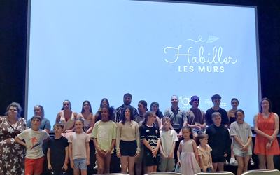 Participants au vidéoclip de la chanson Habiller les murs | 100e CSSRN