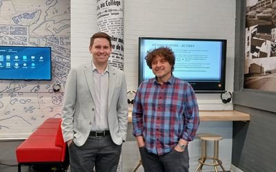 Dany Mercier Et Claude Boutet Espace Souvenirs Cégep AT
