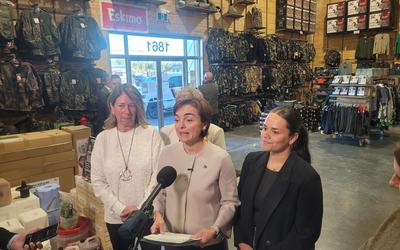 CAQ Christine Fréchette à Val-d'Or