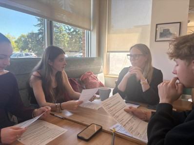 Béatrice Doyon, Emma Rochette, Leanne Loney, Jacob Poirier