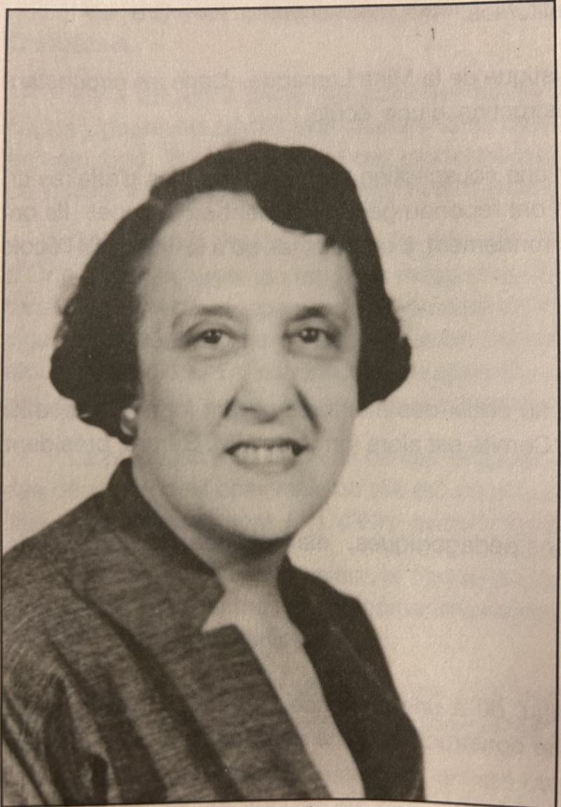 Mercédès Bourgeois embauchée 1er septembre 1935