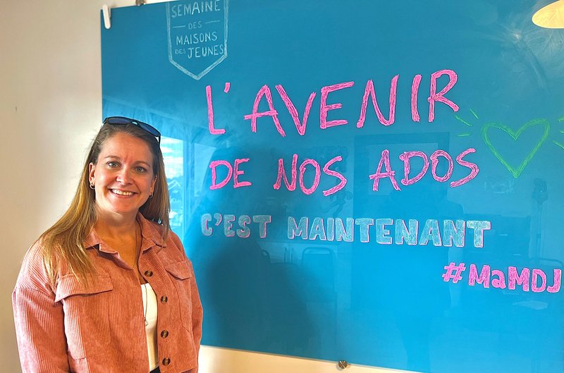 À la Maison des jeunes, Chantal Tourigny, coordonnatrice, veille à l’épanouissement des jeunes (Crédit Photo : Le Citoyen — Ricardo Jr Emmanuel)