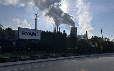 L'usine RYAM à Témiscaming