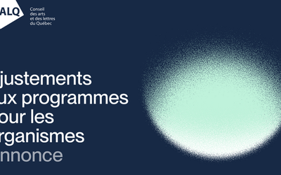 CALQ Changements aux programmes pour les organismes 2026