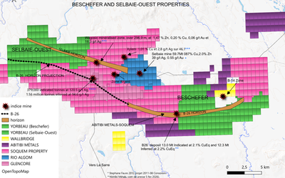 Ressources Yorbeau - Projet Beschefer - Selbaie Ouest